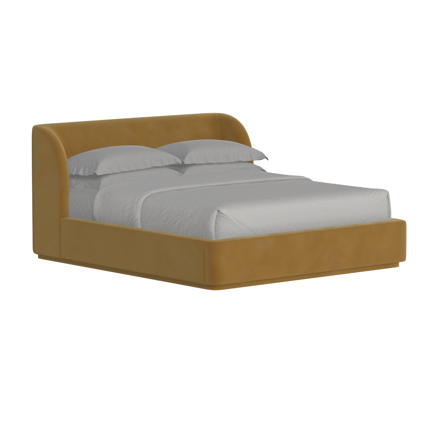 Giacomo Double Bed with Wide Panelled Headboard