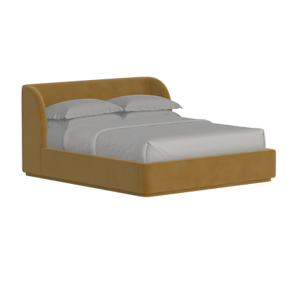 Giacomo Double Bed with Wide Panelled Headboard