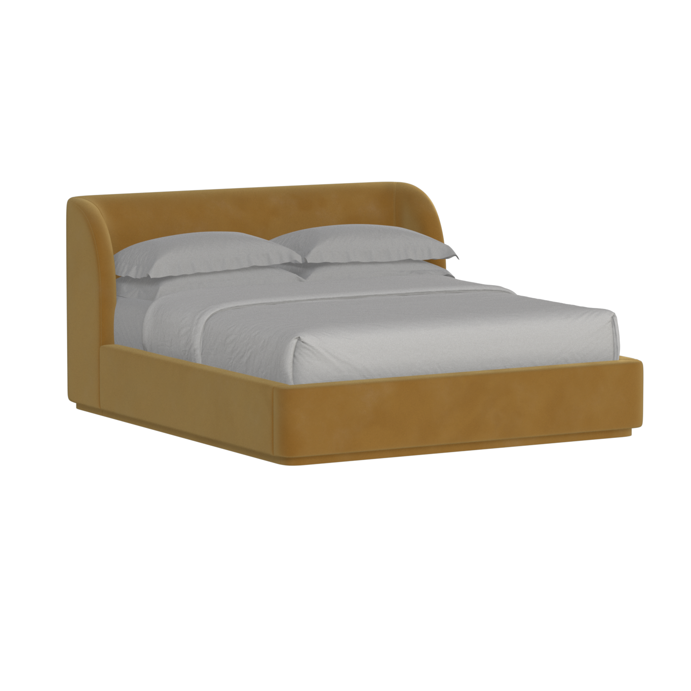 Giacomo Double Bed with Wide Panelled Headboard
