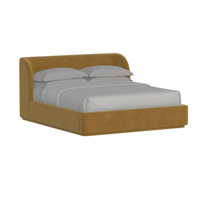 Giacomo Double Bed with Wide Panelled Headboard