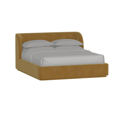 Giacomo Double Bed with Wide Panelled Headboard