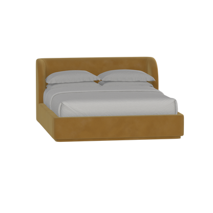 Giacomo Double Bed with Wide Panelled Headboard