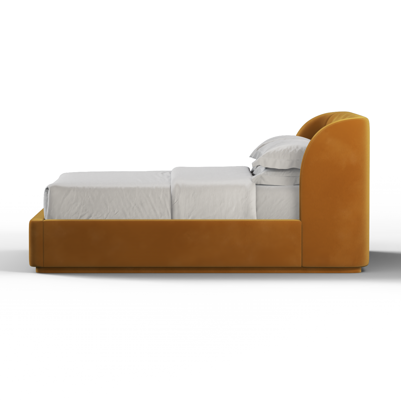 Giacomo Double Bed with Wide Panelled Headboard