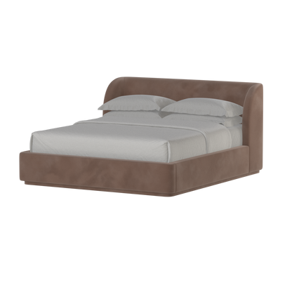 Giacomo Double Bed with Wide Panelled Headboard