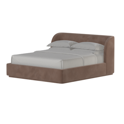 Giacomo Double Bed with Wide Panelled Headboard