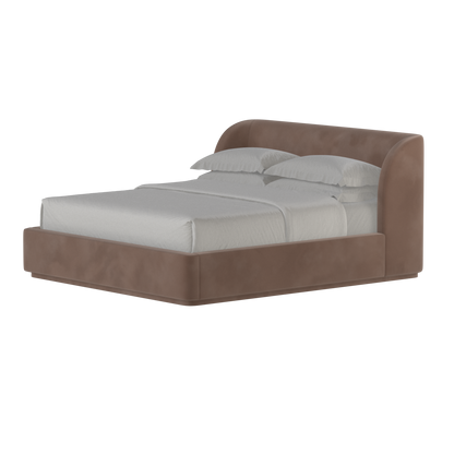 Giacomo Double Bed with Wide Panelled Headboard