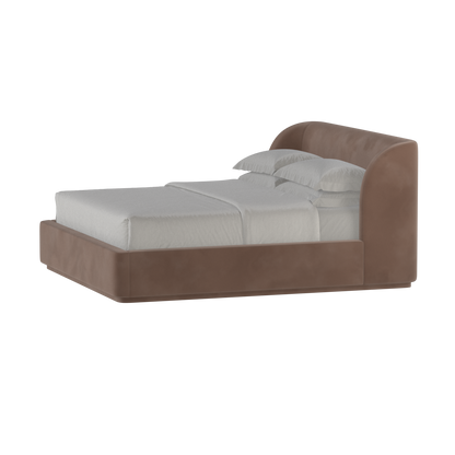 Giacomo Double Bed with Wide Panelled Headboard