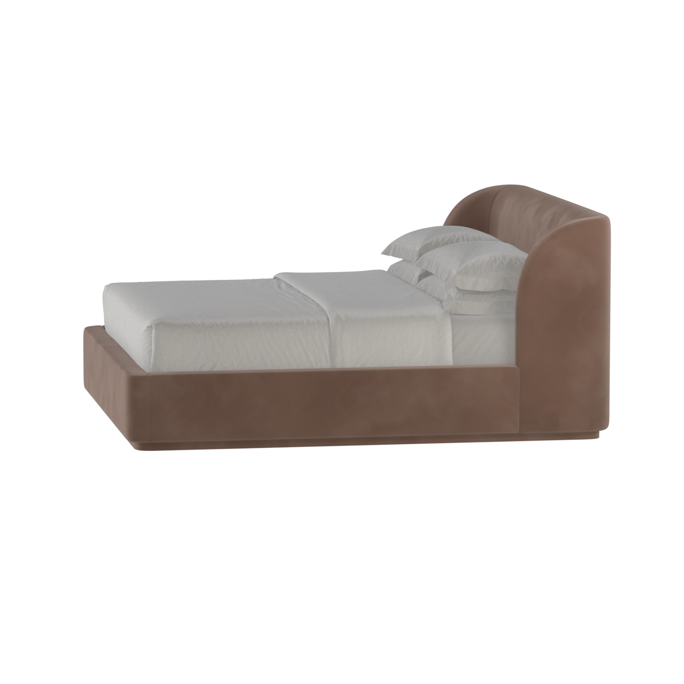 Giacomo Double Bed with Wide Panelled Headboard