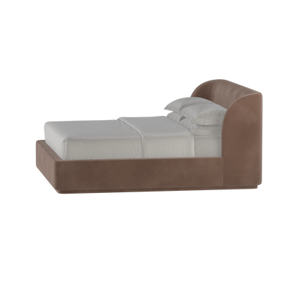 Giacomo Double Bed with Wide Panelled Headboard