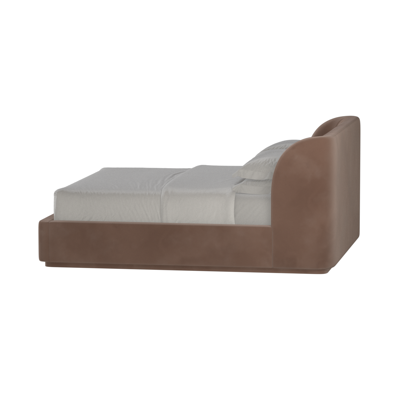 Giacomo Double Bed with Wide Panelled Headboard