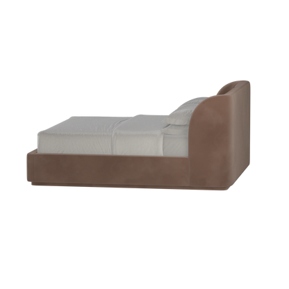 Giacomo Double Bed with Wide Panelled Headboard