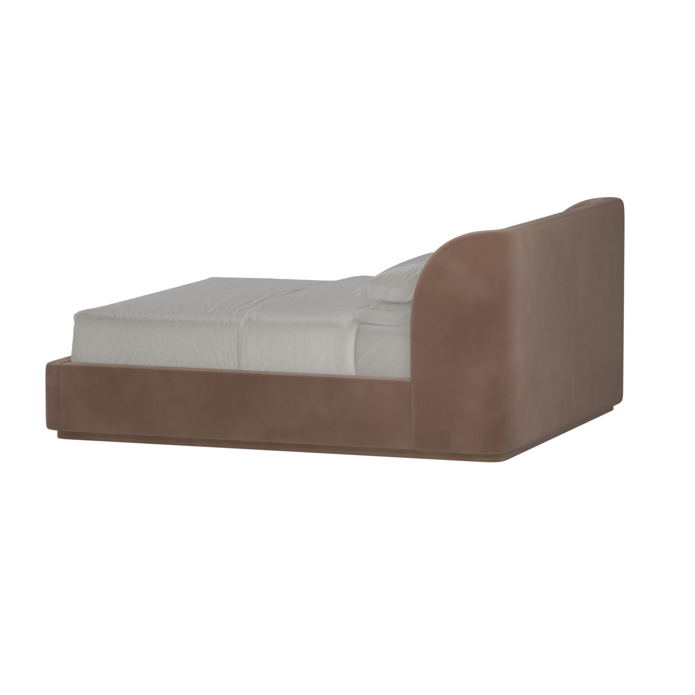 Giacomo Double Bed with Wide Panelled Headboard