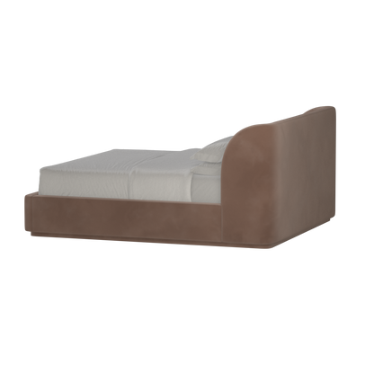 Giacomo Double Bed with Wide Panelled Headboard