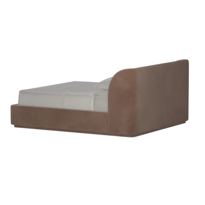 Giacomo Double Bed with Wide Panelled Headboard