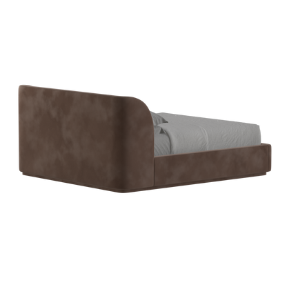 Giacomo Double Bed with Wide Panelled Headboard
