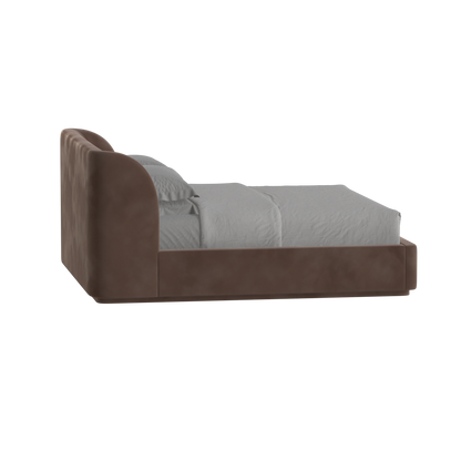 Giacomo Double Bed with Wide Panelled Headboard