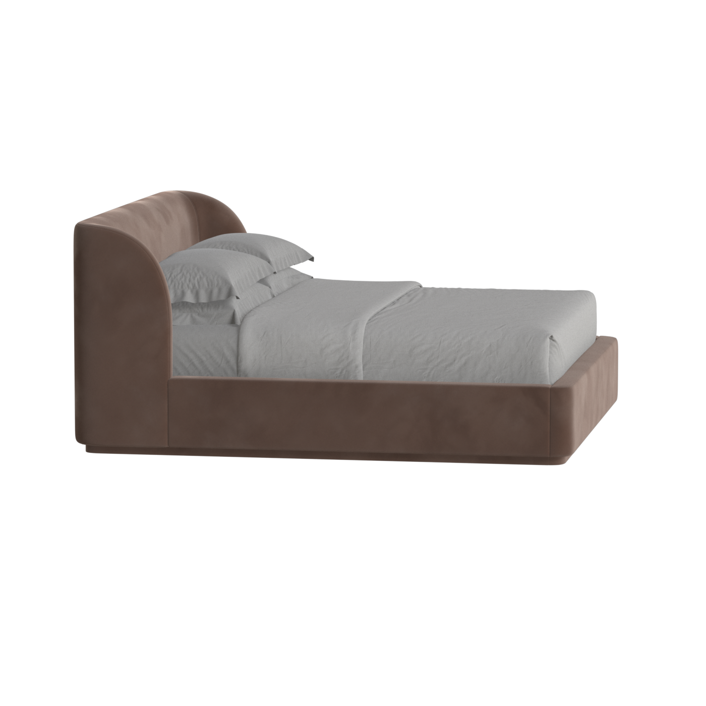 Giacomo Double Bed with Wide Panelled Headboard