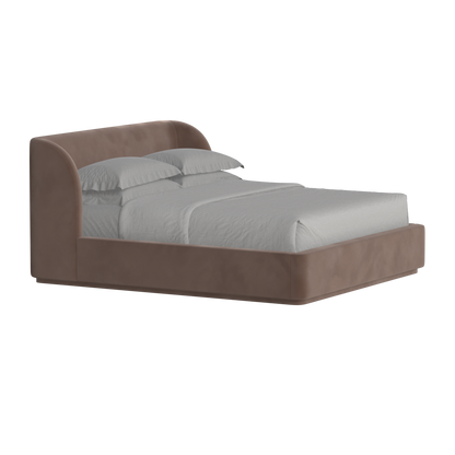 Giacomo Double Bed with Wide Panelled Headboard