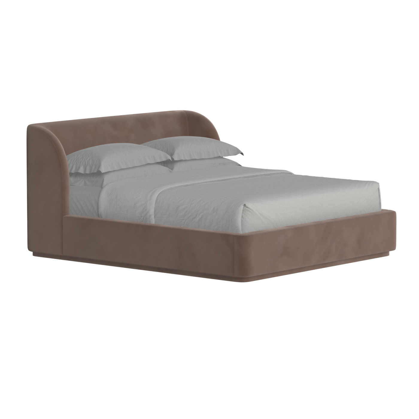Giacomo Double Bed with Wide Panelled Headboard