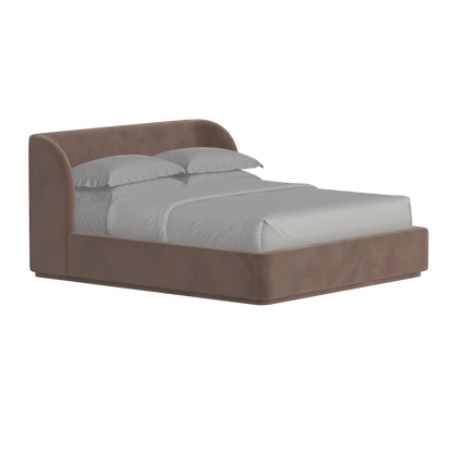 Giacomo Double Bed with Wide Panelled Headboard