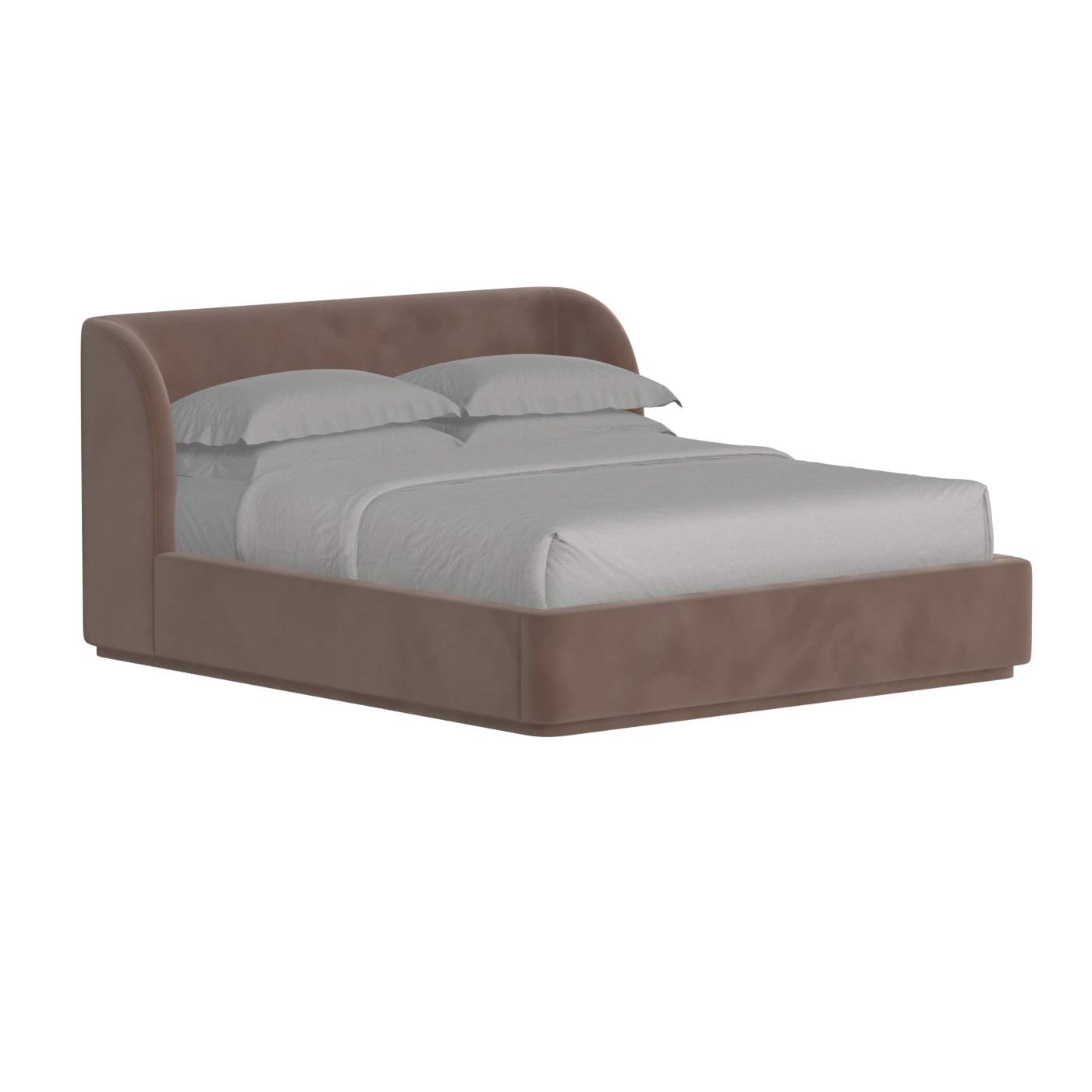 Giacomo Double Bed with Wide Panelled Headboard