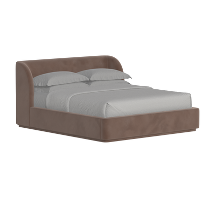 Giacomo Double Bed with Wide Panelled Headboard