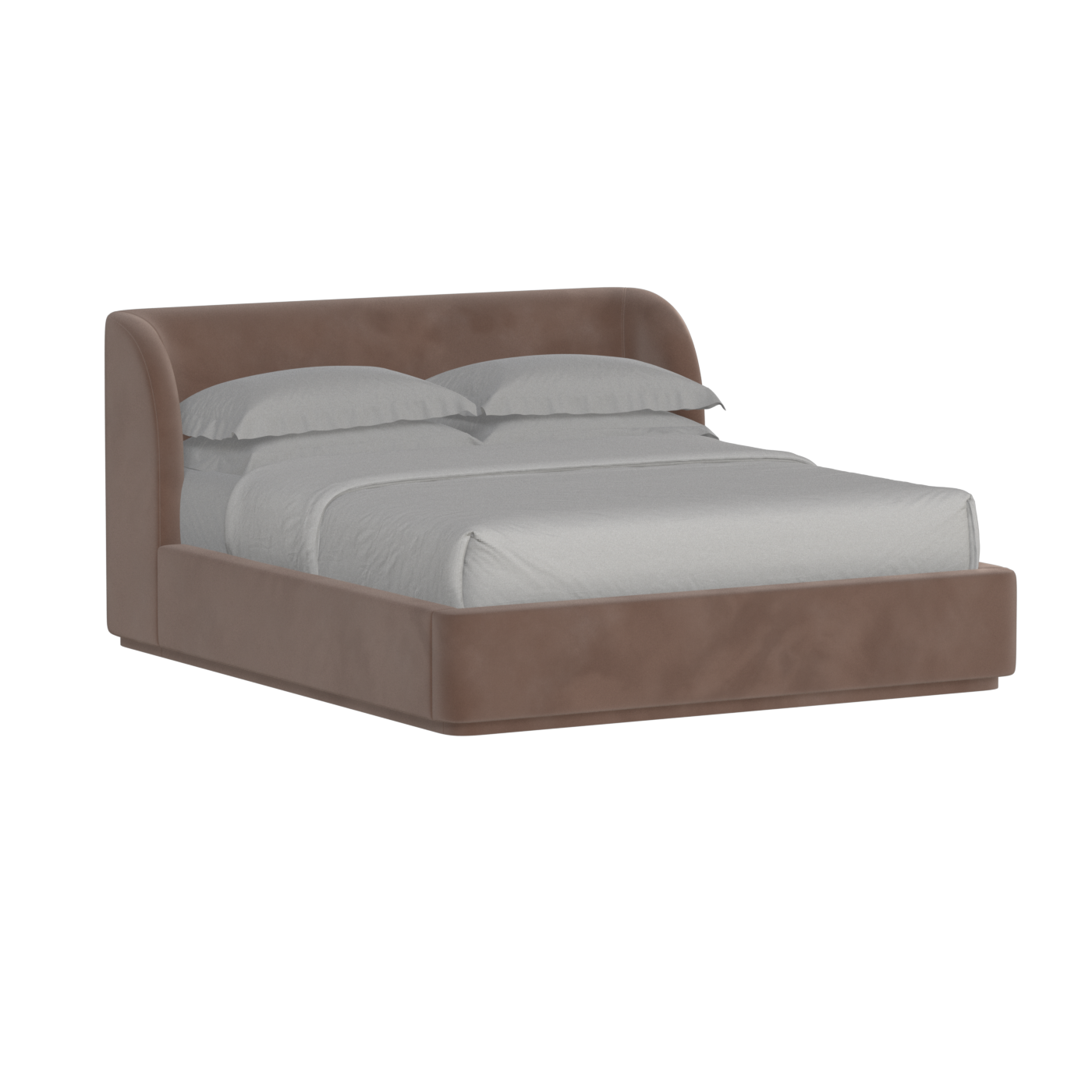Giacomo Double Bed with Wide Panelled Headboard