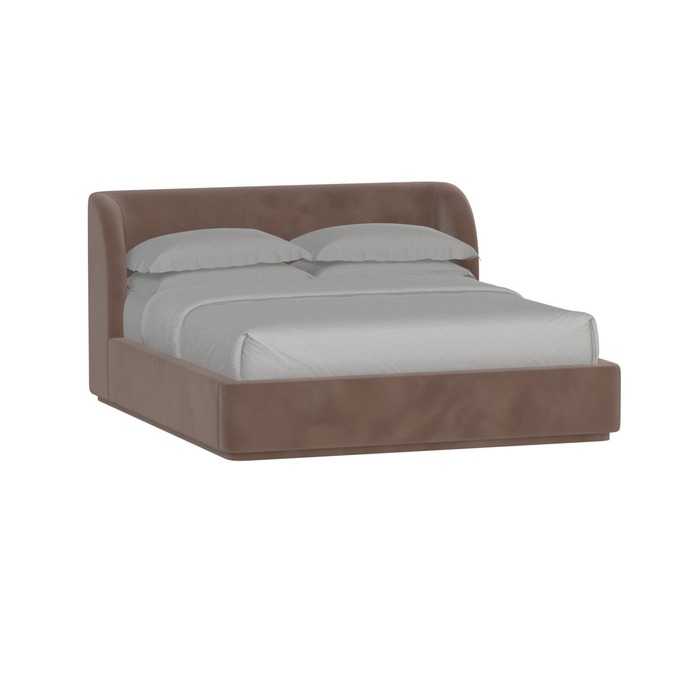 Giacomo Double Bed with Wide Panelled Headboard