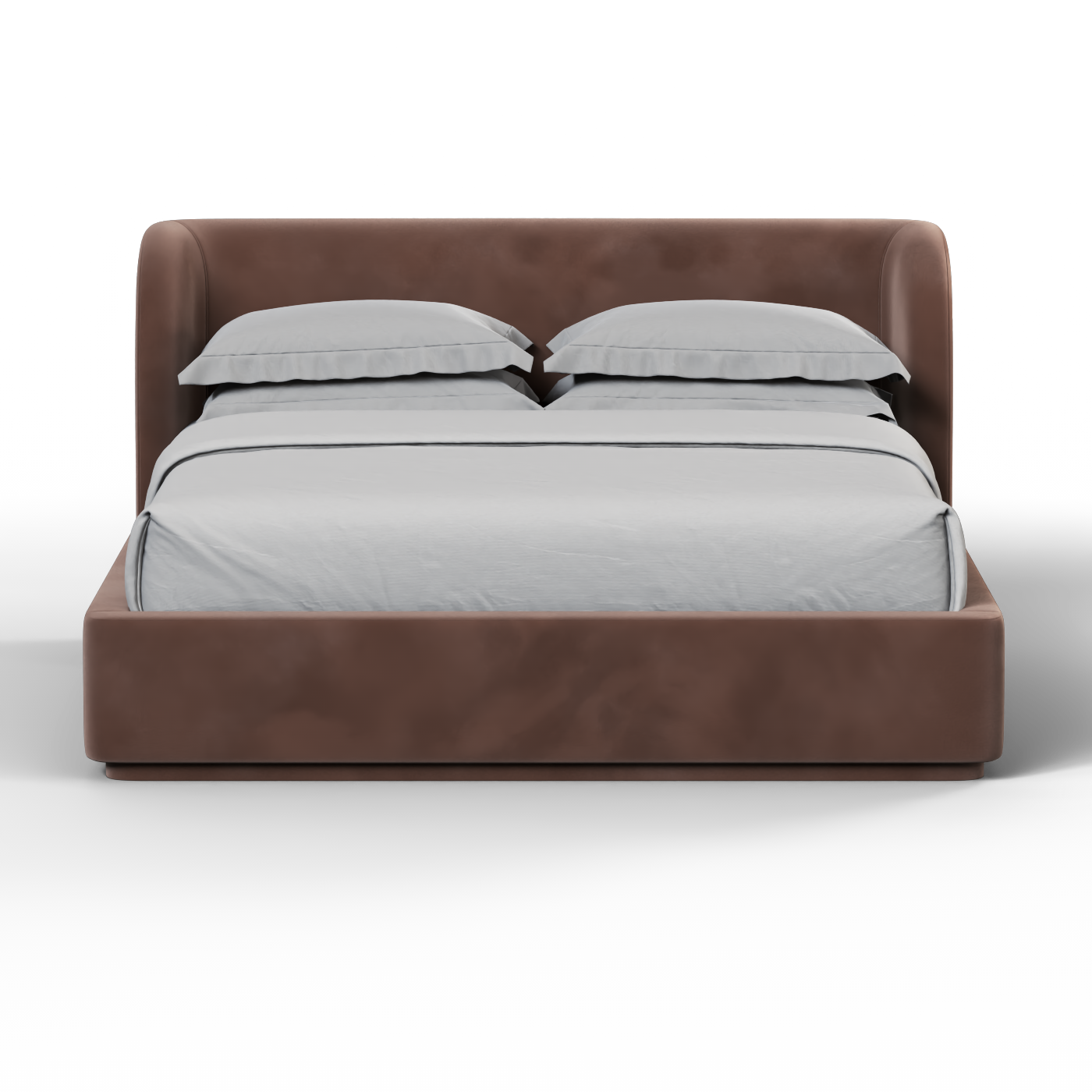 Giacomo Double Bed with Wide Panelled Headboard