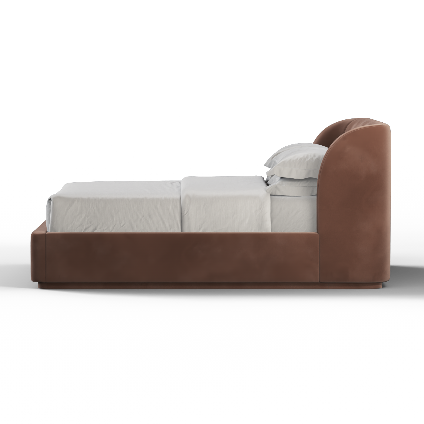 Giacomo Double Bed with Wide Panelled Headboard