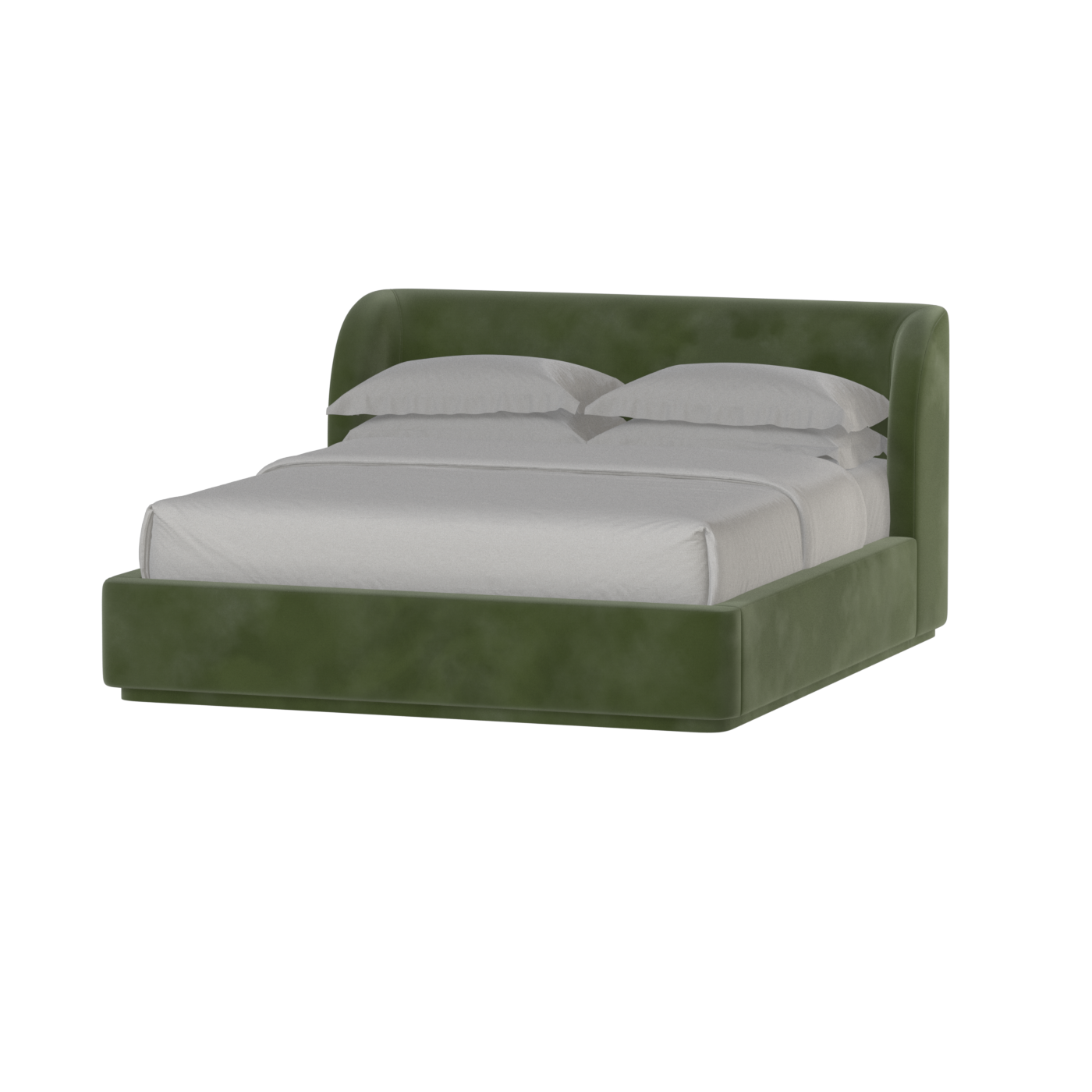 Giacomo Double Bed with Wide Panelled Headboard