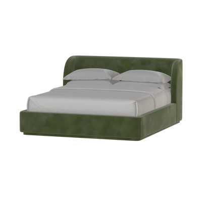 Giacomo Double Bed with Wide Panelled Headboard