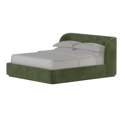 Giacomo Double Bed with Wide Panelled Headboard