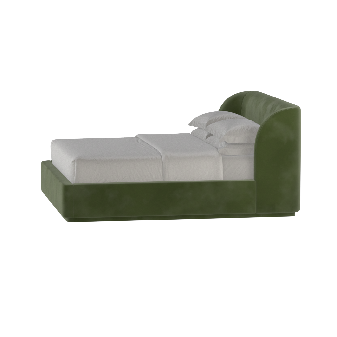Giacomo Double Bed with Wide Panelled Headboard