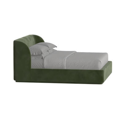 Giacomo Double Bed with Wide Panelled Headboard
