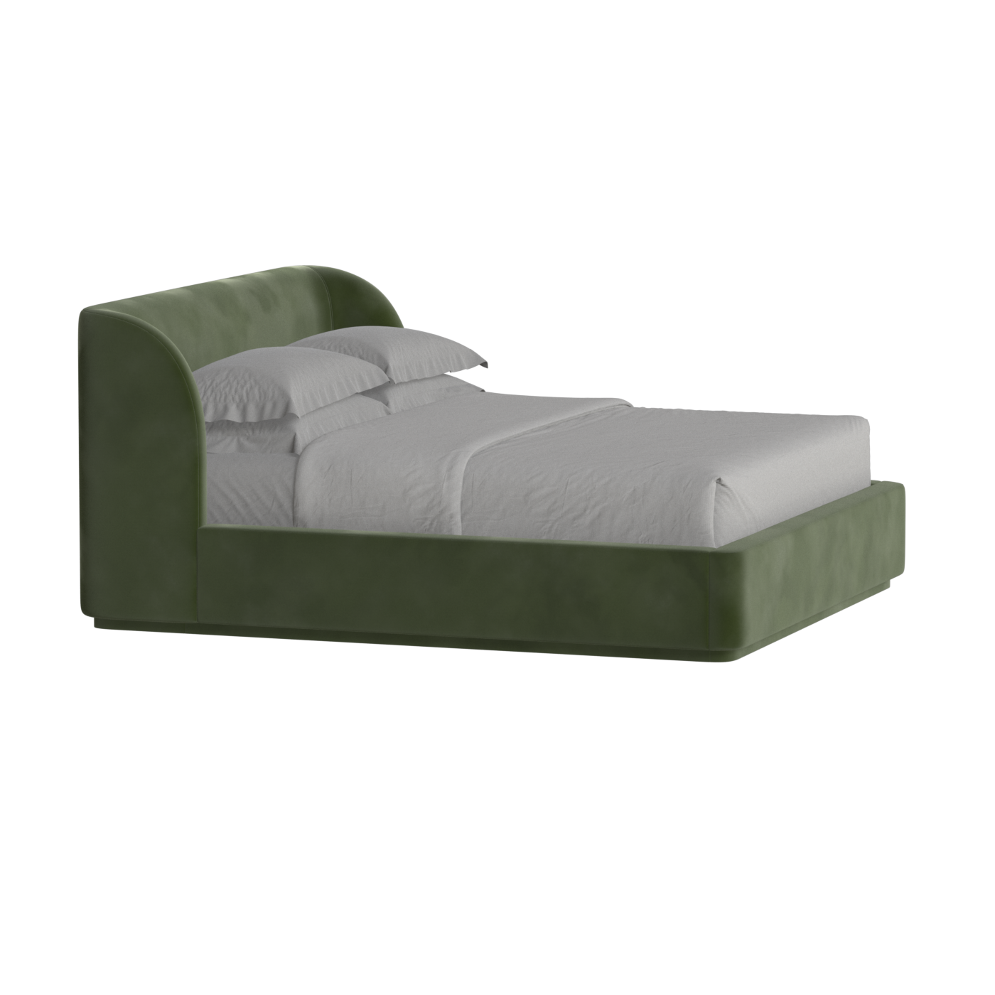 Giacomo Double Bed with Wide Panelled Headboard