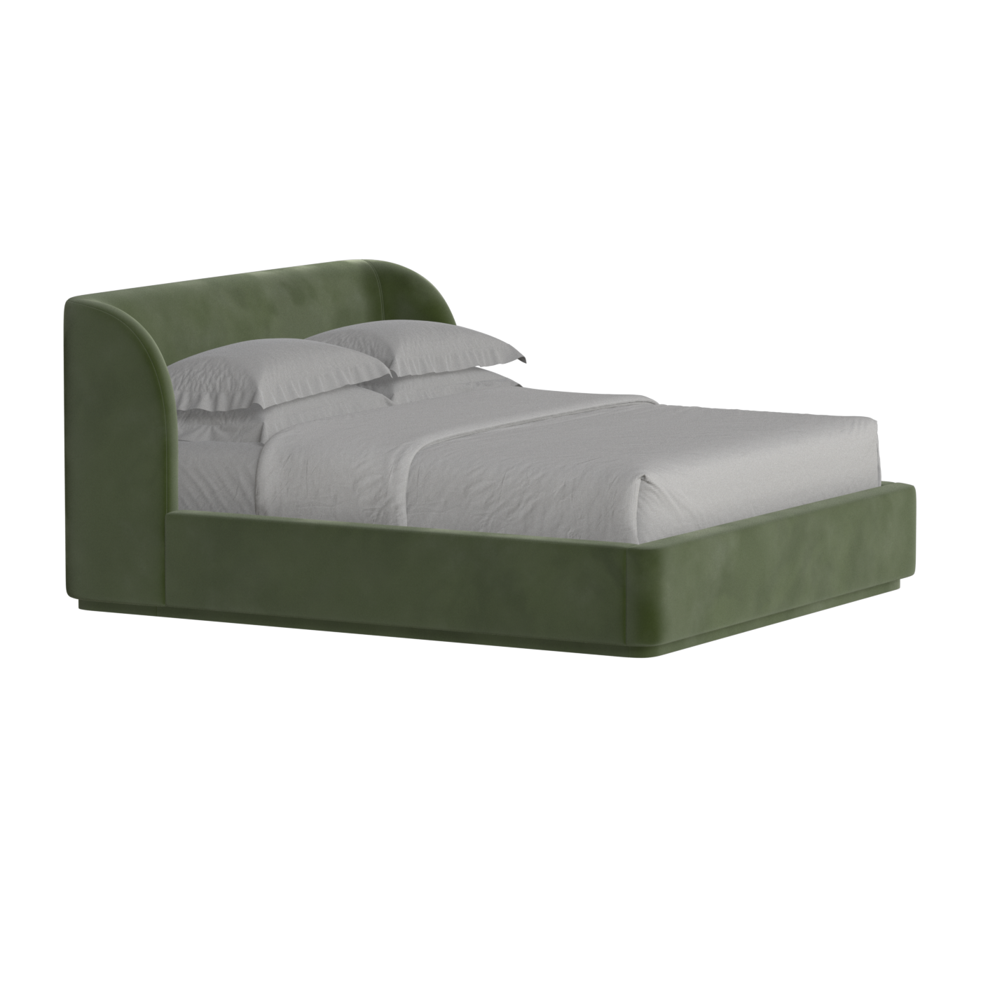 Giacomo Double Bed with Wide Panelled Headboard