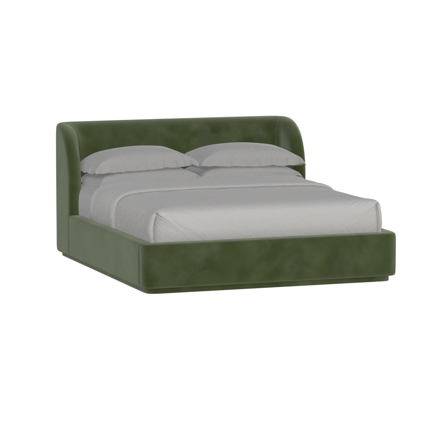Giacomo Double Bed with Wide Panelled Headboard