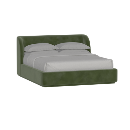 Giacomo Double Bed with Wide Panelled Headboard