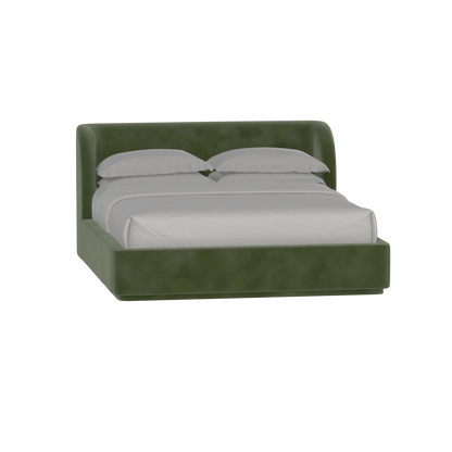 Giacomo Double Bed with Wide Panelled Headboard