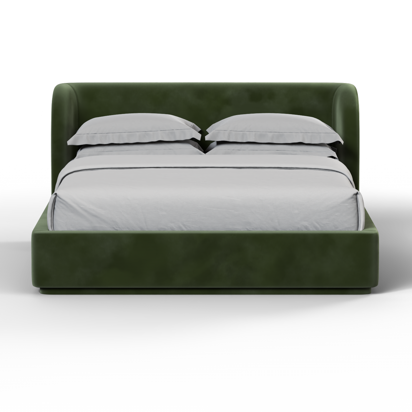 Giacomo Double Bed with Wide Panelled Headboard