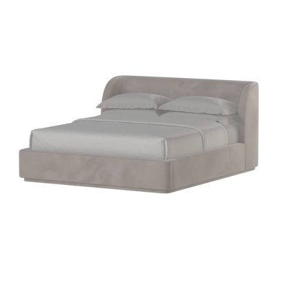 Giacomo Double Bed with Wide Panelled Headboard