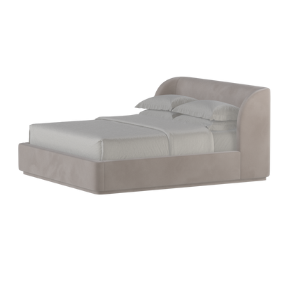 Giacomo Double Bed with Wide Panelled Headboard