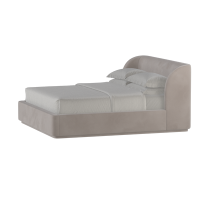 Giacomo Double Bed with Wide Panelled Headboard