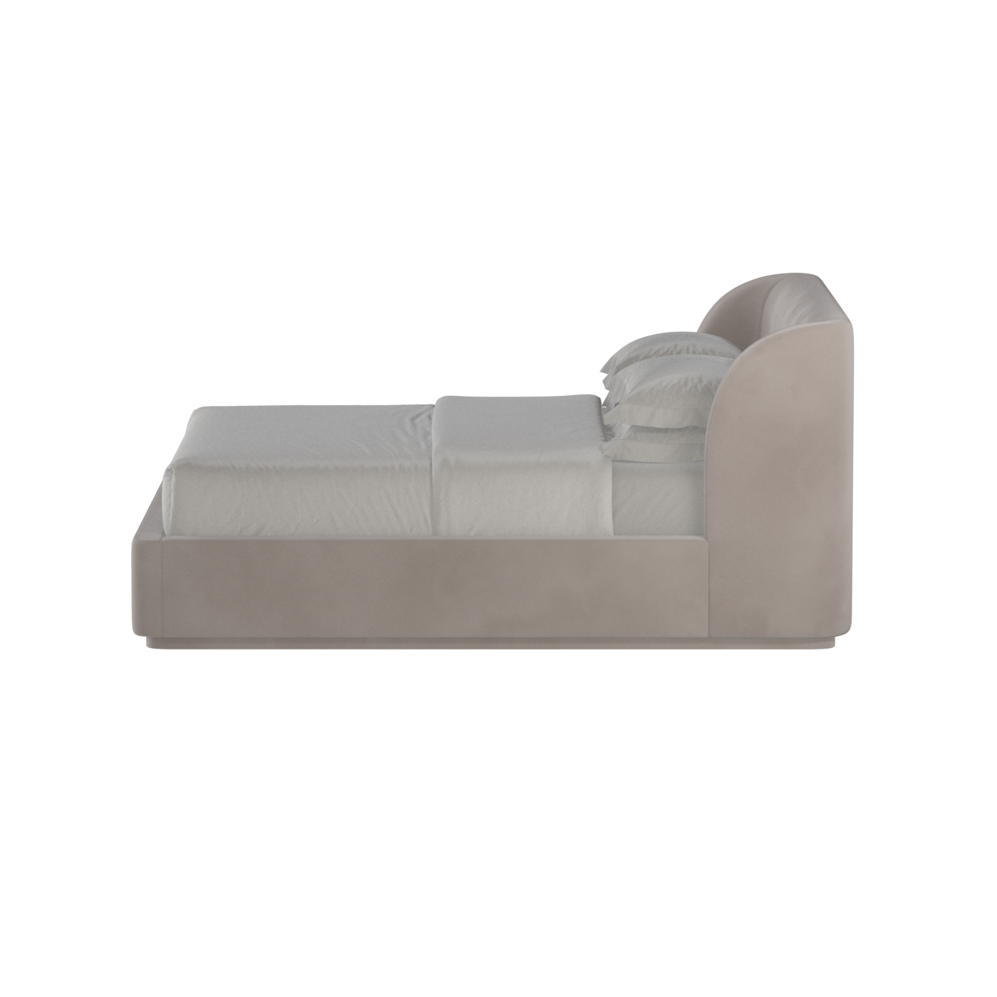 Giacomo Double Bed with Wide Panelled Headboard