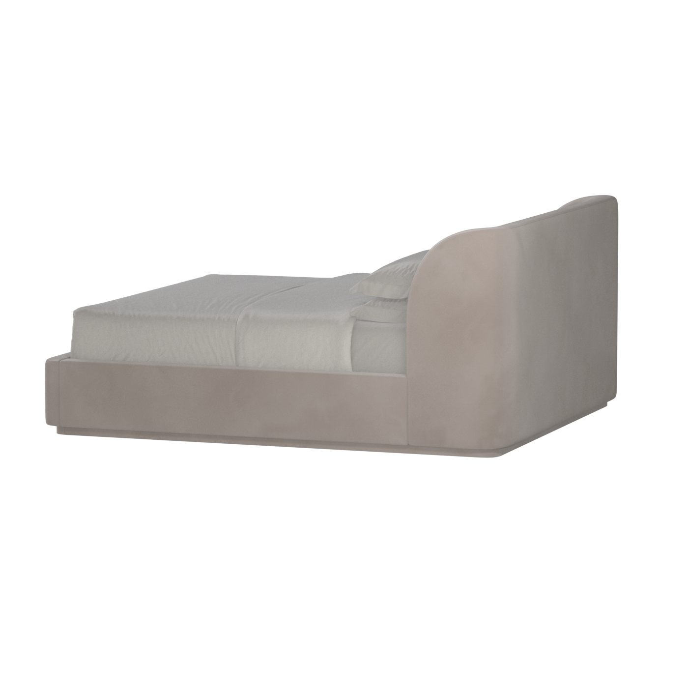 Giacomo Double Bed with Wide Panelled Headboard
