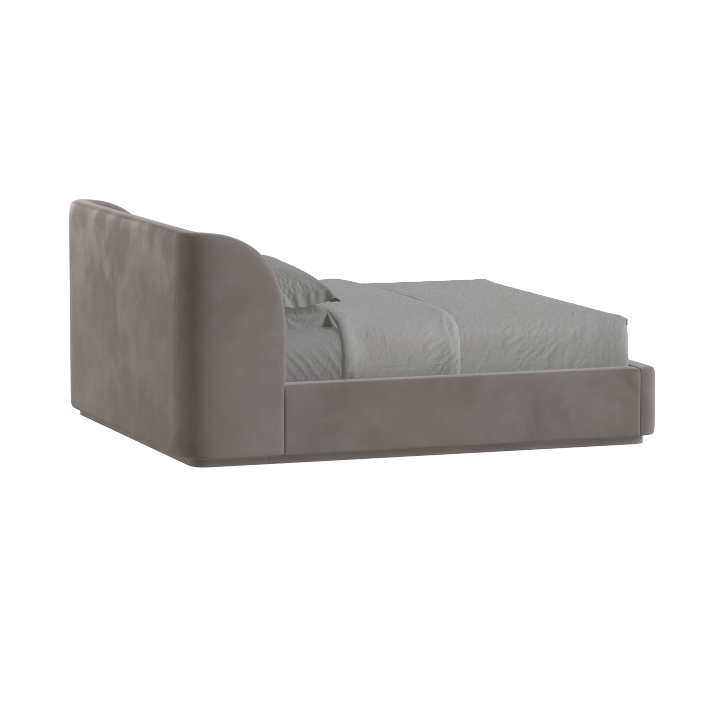 Giacomo Double Bed with Wide Panelled Headboard