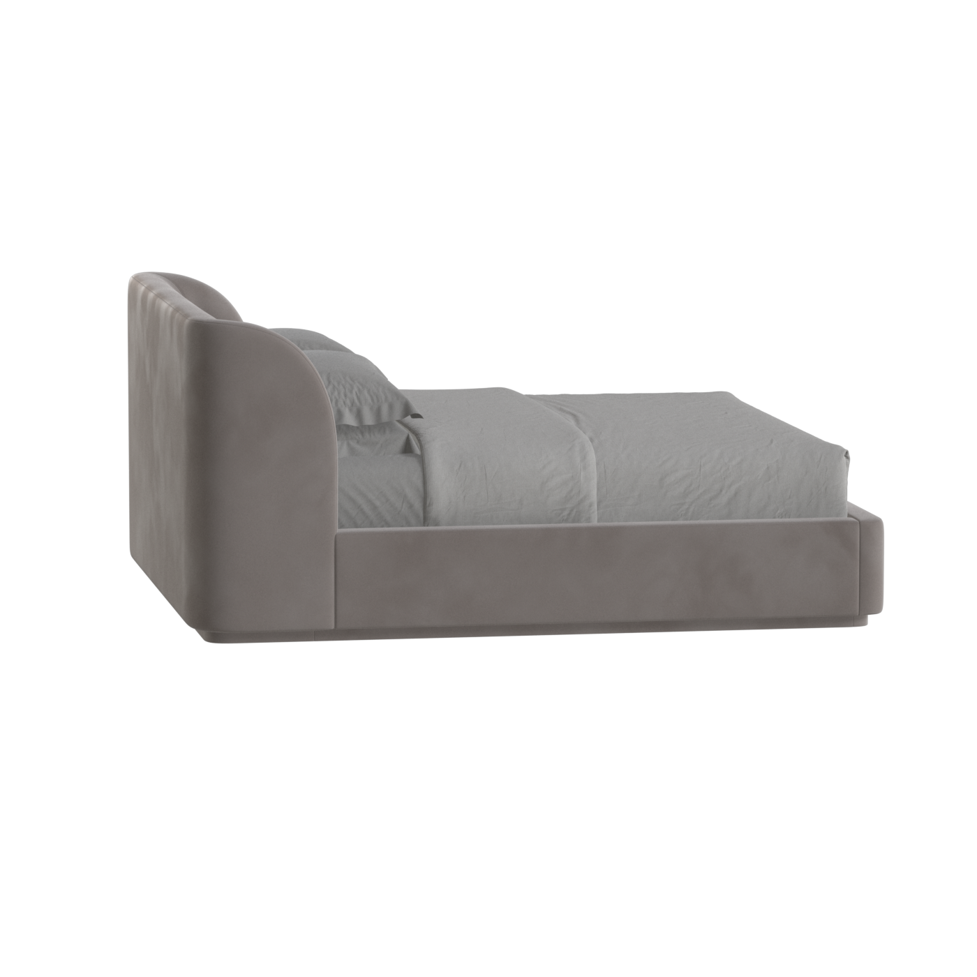 Giacomo Double Bed with Wide Panelled Headboard