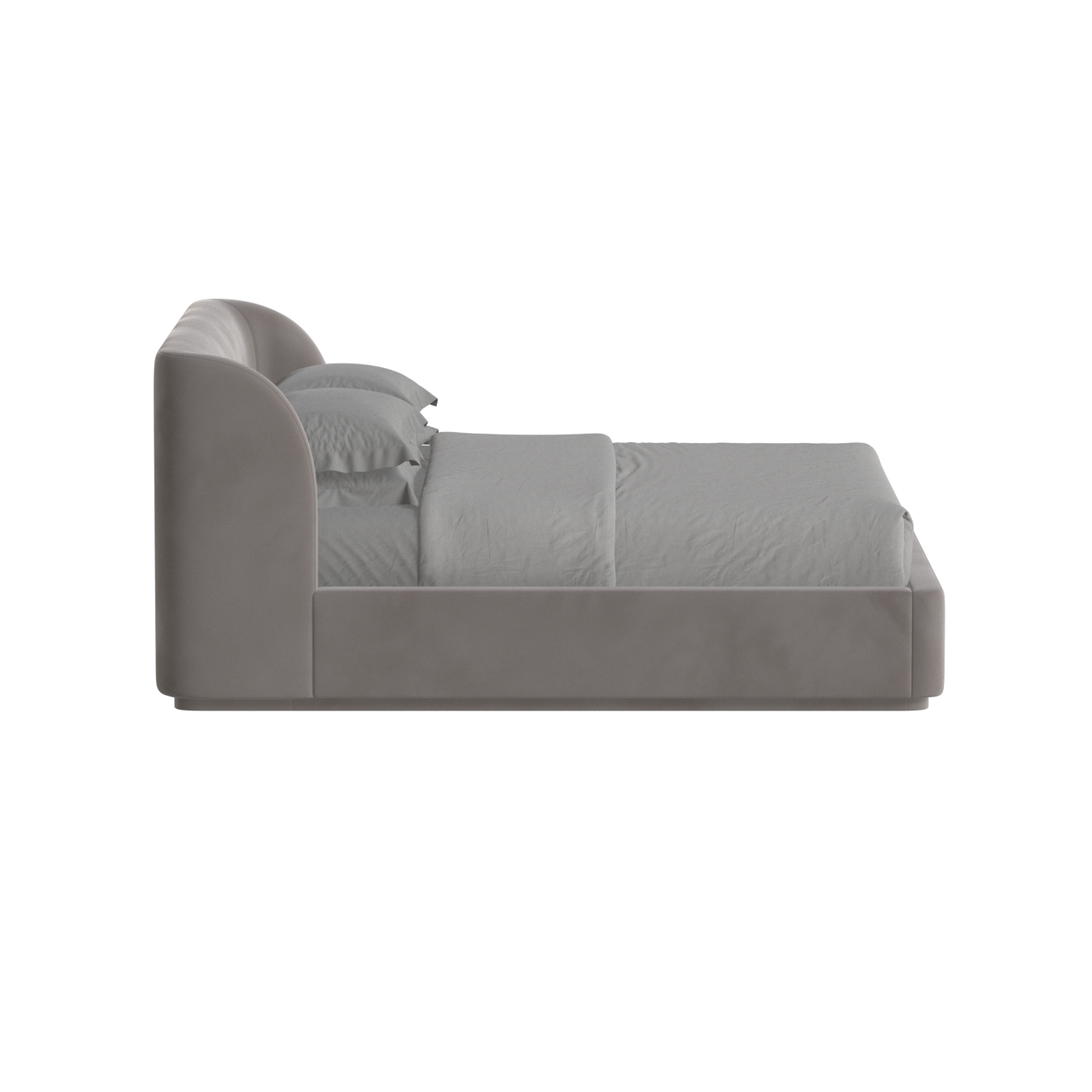 Giacomo Double Bed with Wide Panelled Headboard