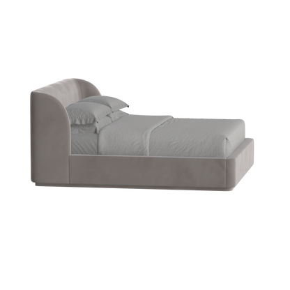 Giacomo Double Bed with Wide Panelled Headboard